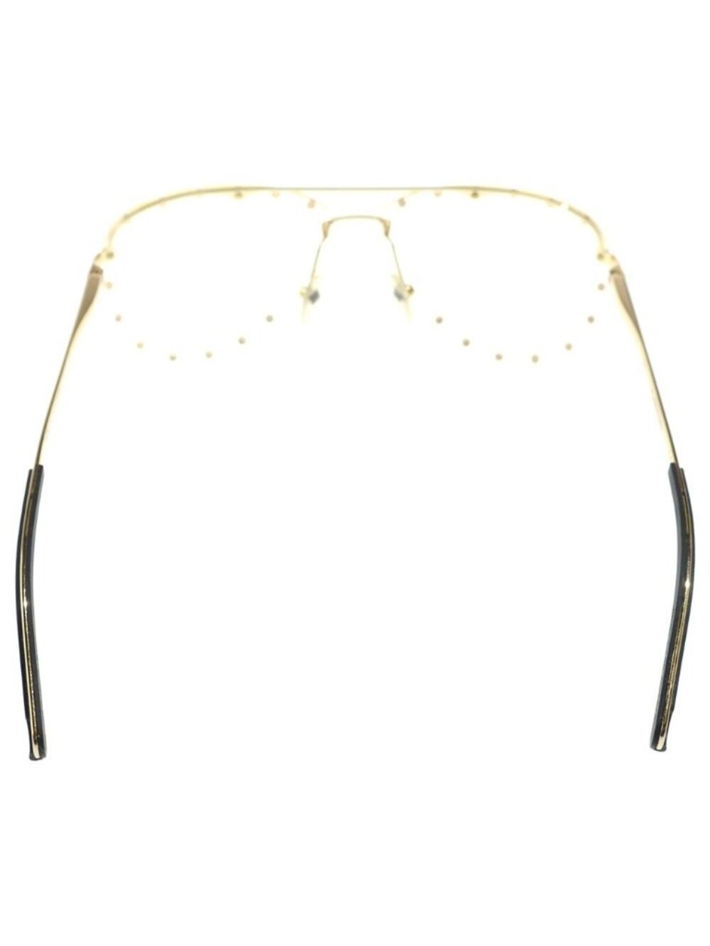 Louis Vuitton Sunglasses the Party Clear Lens Gold Eyewear - Picture 2 of 6